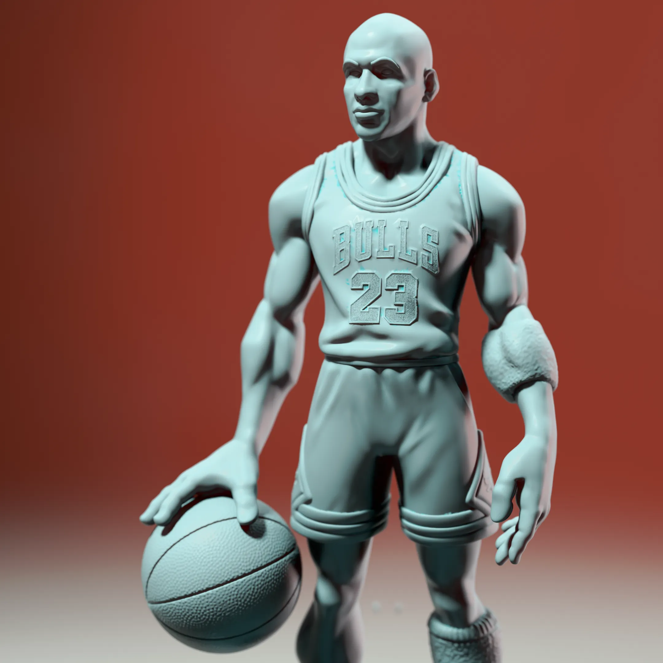 Michael Jordan Bust – Iconic 3D Sculpture