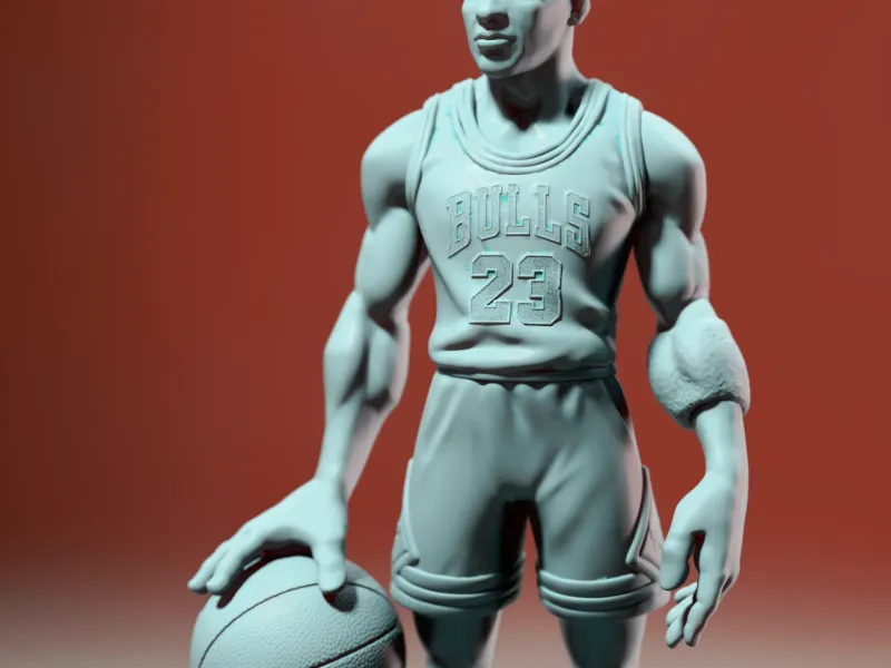 Michael Jordan Bust – Iconic 3D Sculpture