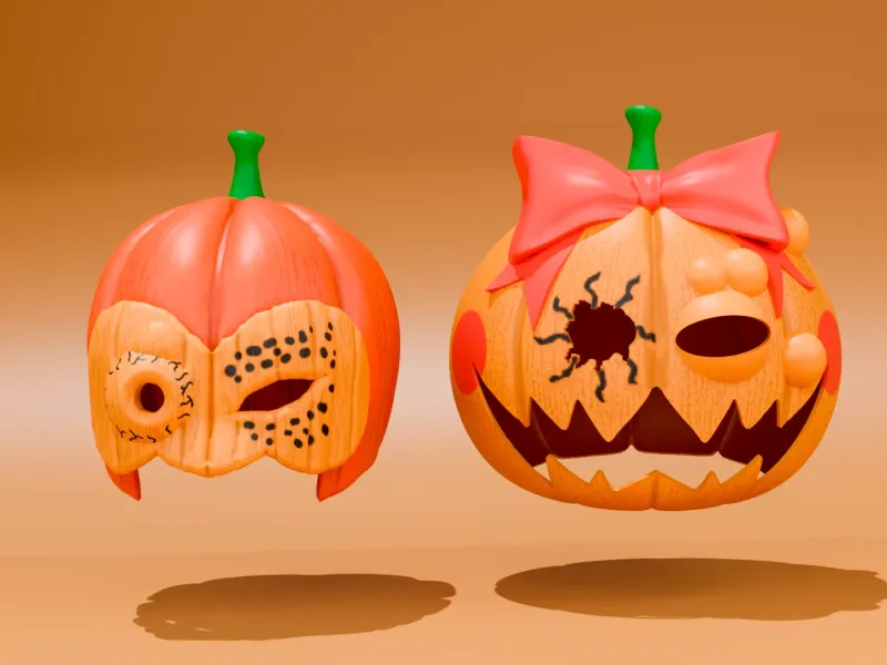 Маска для косплея Pumpkin Night