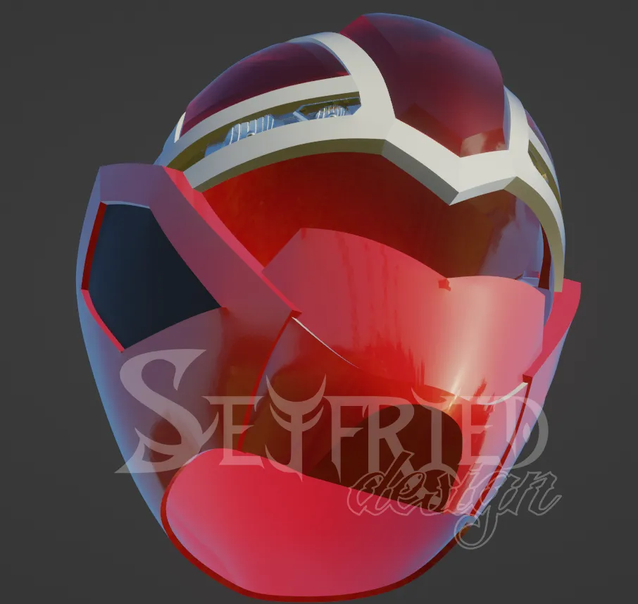 Mashin Sentai Kiramager Kira Red cosplay helmet
