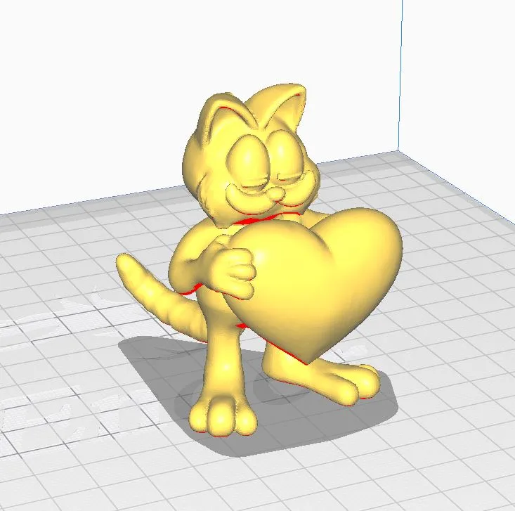 Garfield valentine Keychain