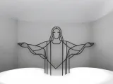 Christ The Reedeemer Line Art - Desktop Line Art-1