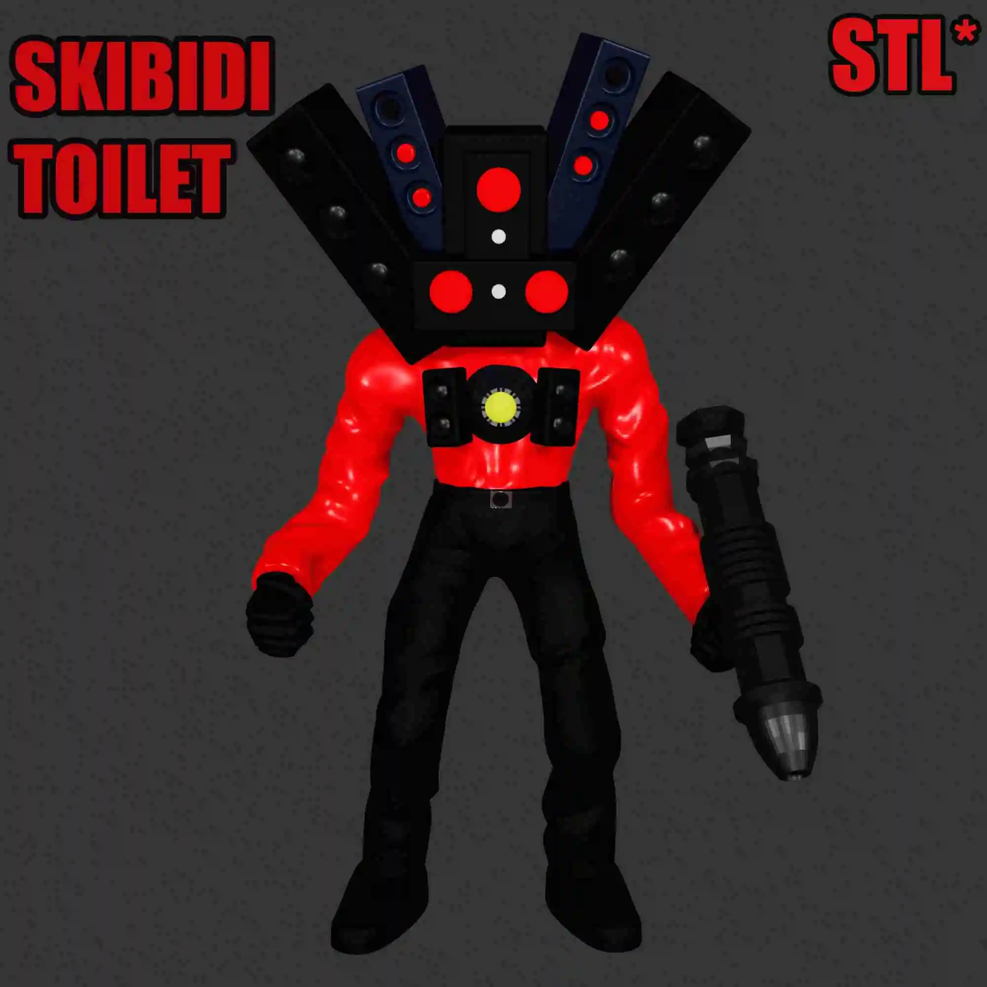 TITAN SPEAKERMAN SKIBIDI TOILET | 3D FAN ART