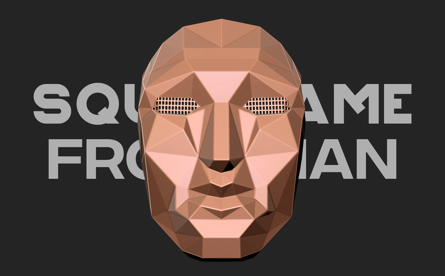 Squid game Mask - Frontman 3D Print model | 3D models download ...