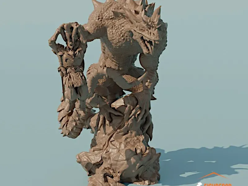 Drago lucertola gigante