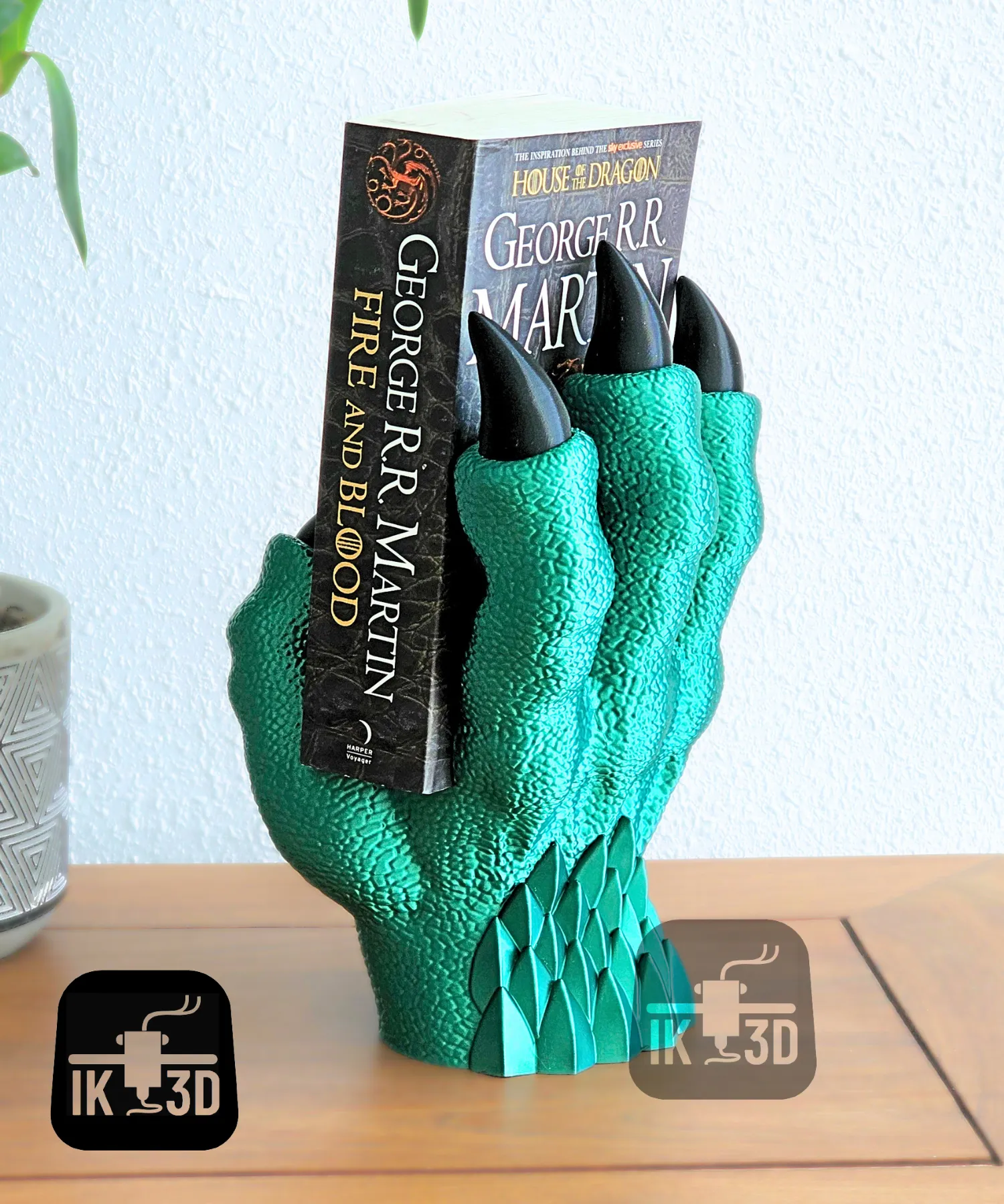 Dragon Claw Book Holder / No Supports / 3MF Included