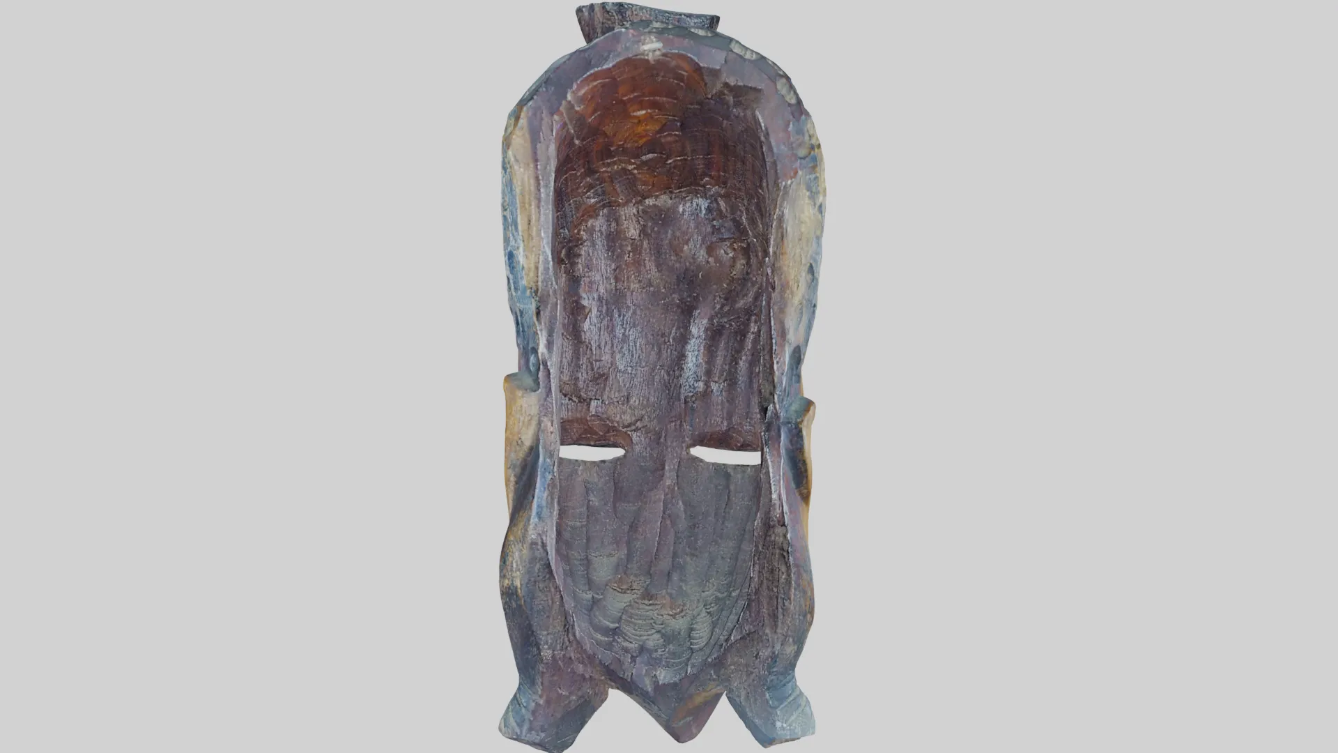 African Tribal Mask - Scanned 3D Model with High Resolution