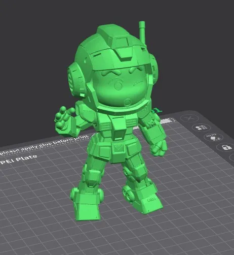 SHIN-GUNDAM [RX-78-2 CUSTOM] : Chibi Defender Ver.2