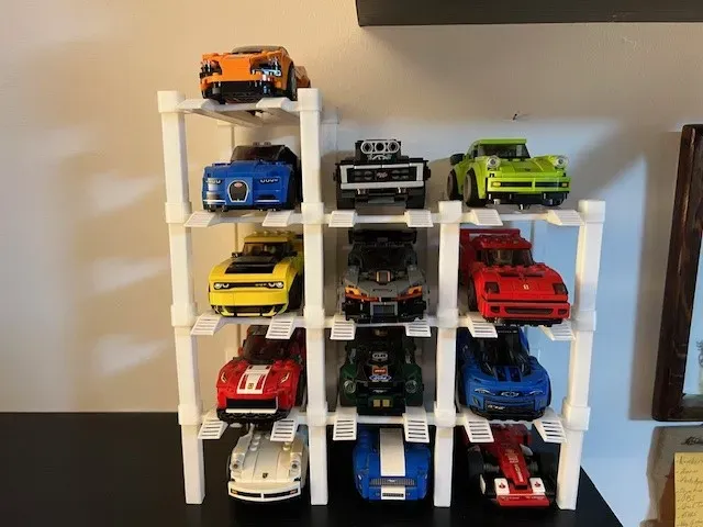 Rafturi cu rampă pentru colecționarii Lego Speed Champions V1.