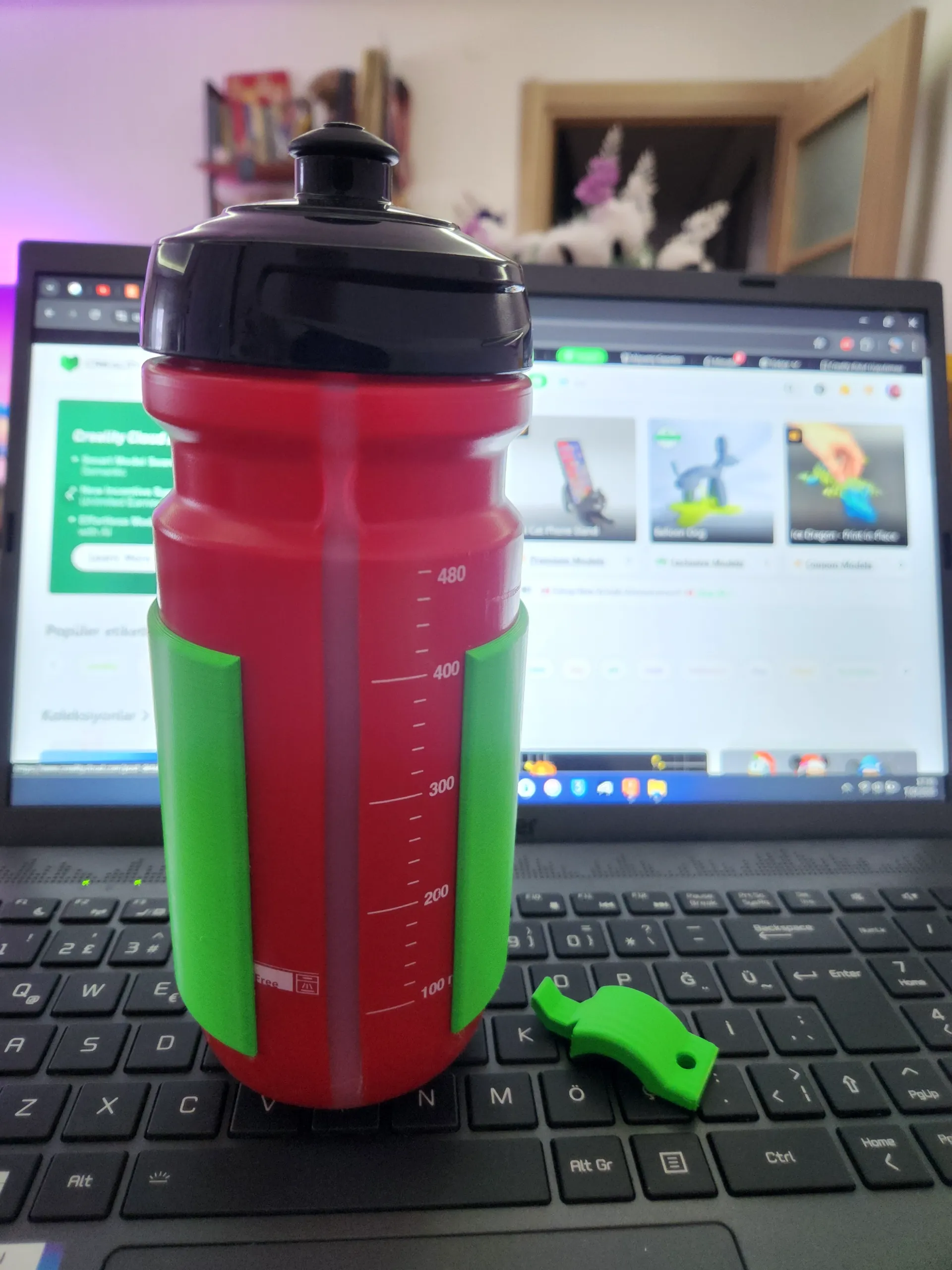 Bisiklet Scooter Su Kutusu Taşıyıcı / Bicycle Water Holder