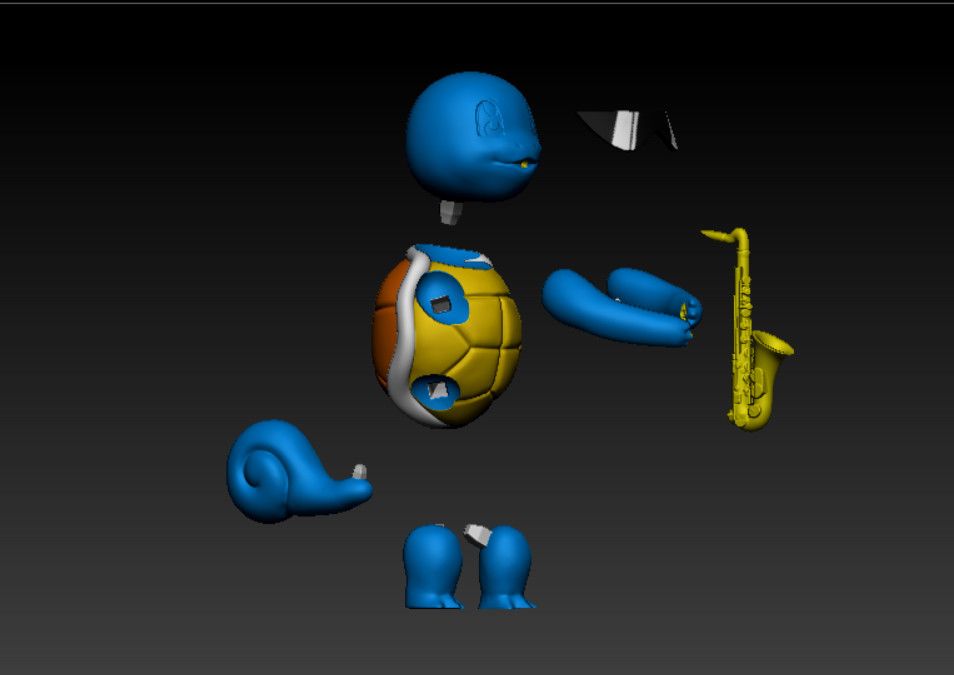 POKEMON SQUIRTLE SAXOFÓN