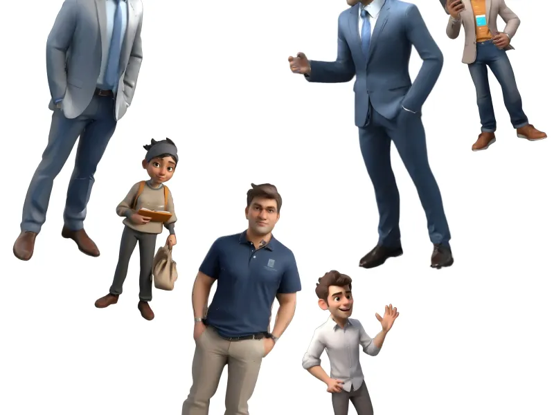 Business & Casual Character Model Collection