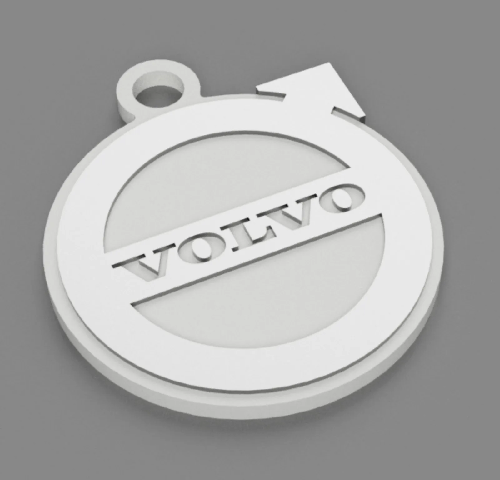 Volvo Keychain 3D Model