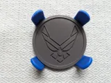 Air Force Coaster Set w/holder (holds 6)-0