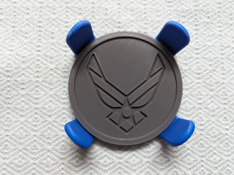 Air Force Coaster Set w/holder (holds 6)