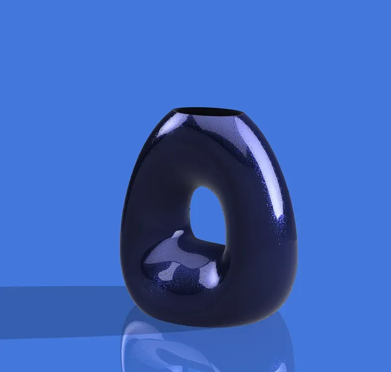 Vase Design Sculptural sans Support – Décoration Moderne