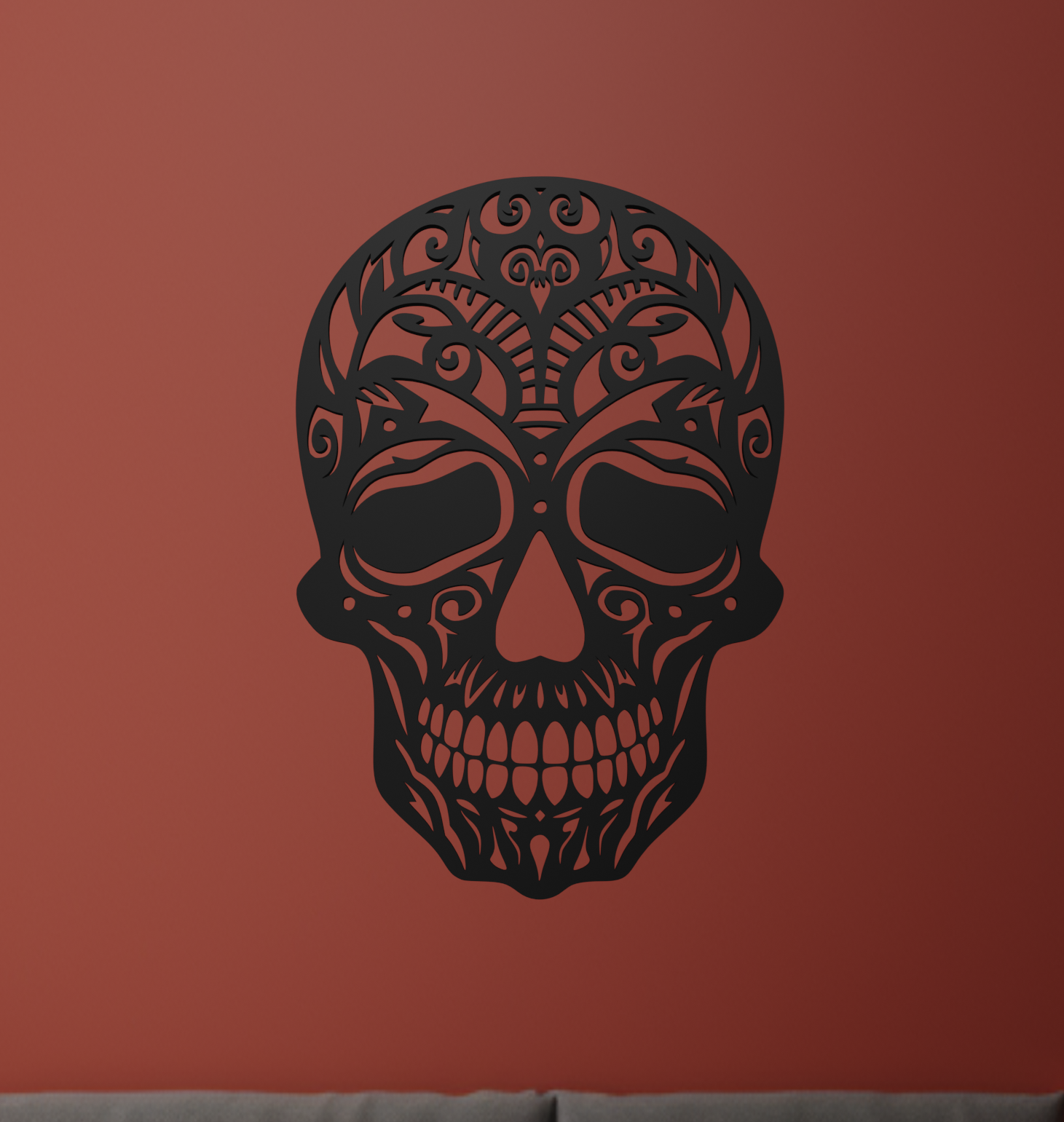 Skull Wall Art 3D models download Creality Cloud