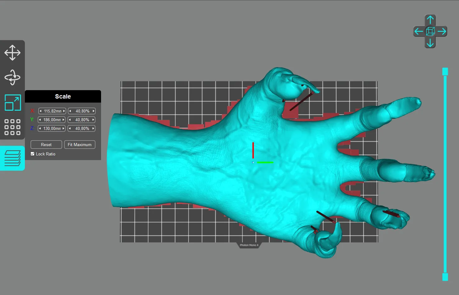 Держатель для украшений Daemon hand 3D модель
