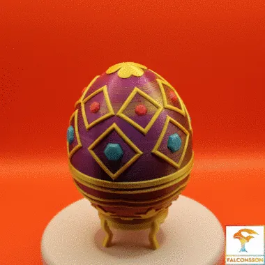 Falconsson - Faberge Egg Jewel Box-0