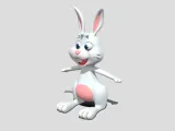 Cartoon easter bunny-2