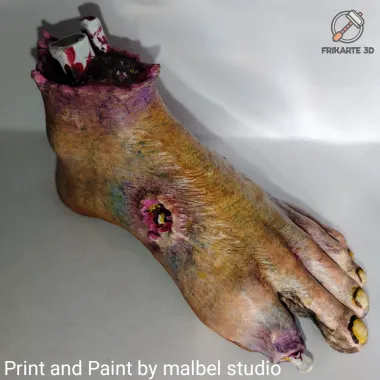 Halloween Bloody Foot 🦶🩸🎃-0