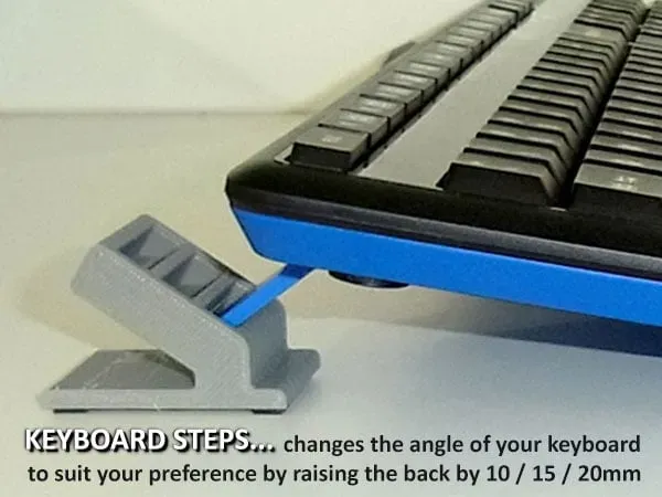 Keyboard Steps - Einstellen des Winkels von Computertastaturen