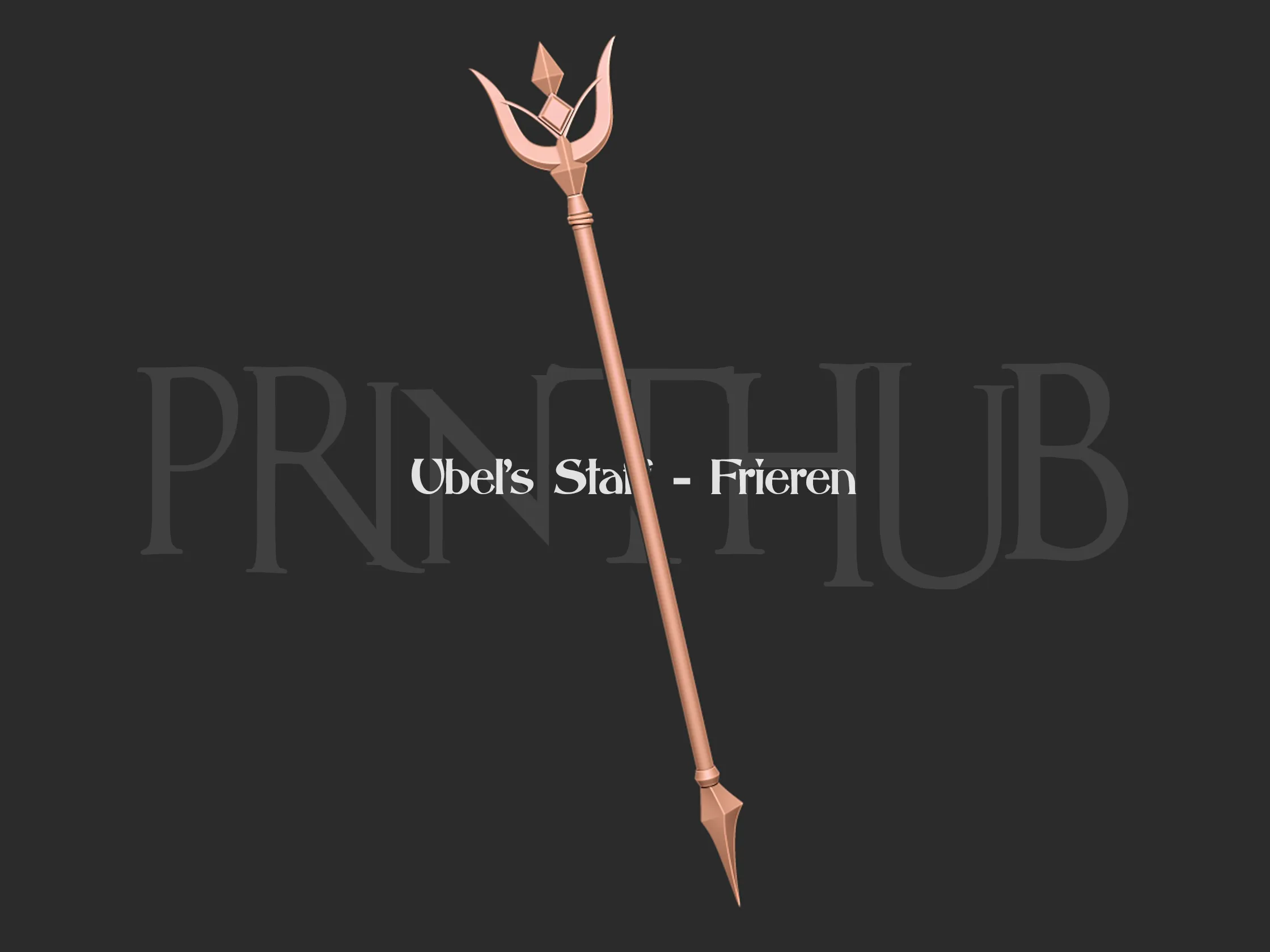 Ubel Staff - Frieren: Beyond Journey End for cosplay