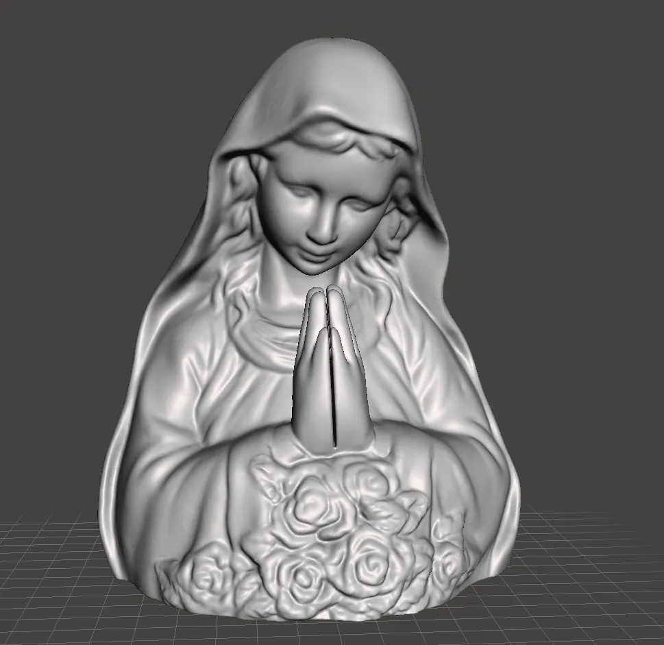 Statua Madonna Beata Madre Maria decorazione