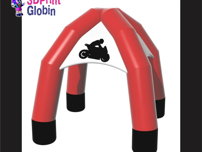 DIORAMA HINCHABLE - INFLABLE CARPA ARAÑA - MOTO GP