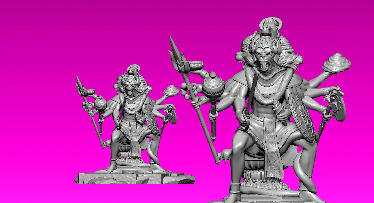 Indian god - statue - 3D print