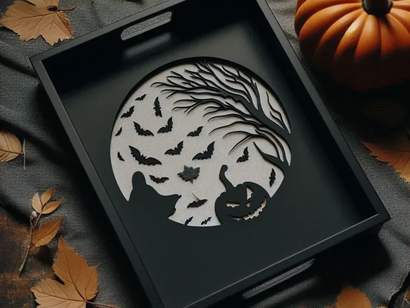 Halloween-Süßigkeitentablett – Gruselige & süße Aufbewahrung für Ihre Dose