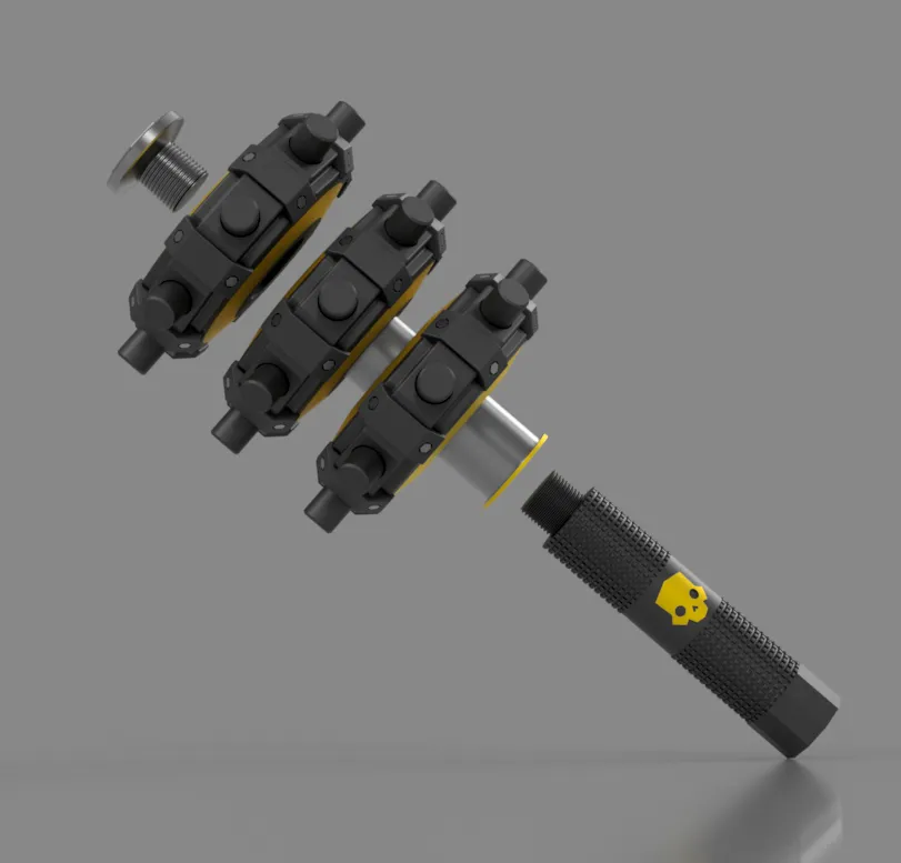 Косплейная граната HELLDIVERS - 3D печатная модель