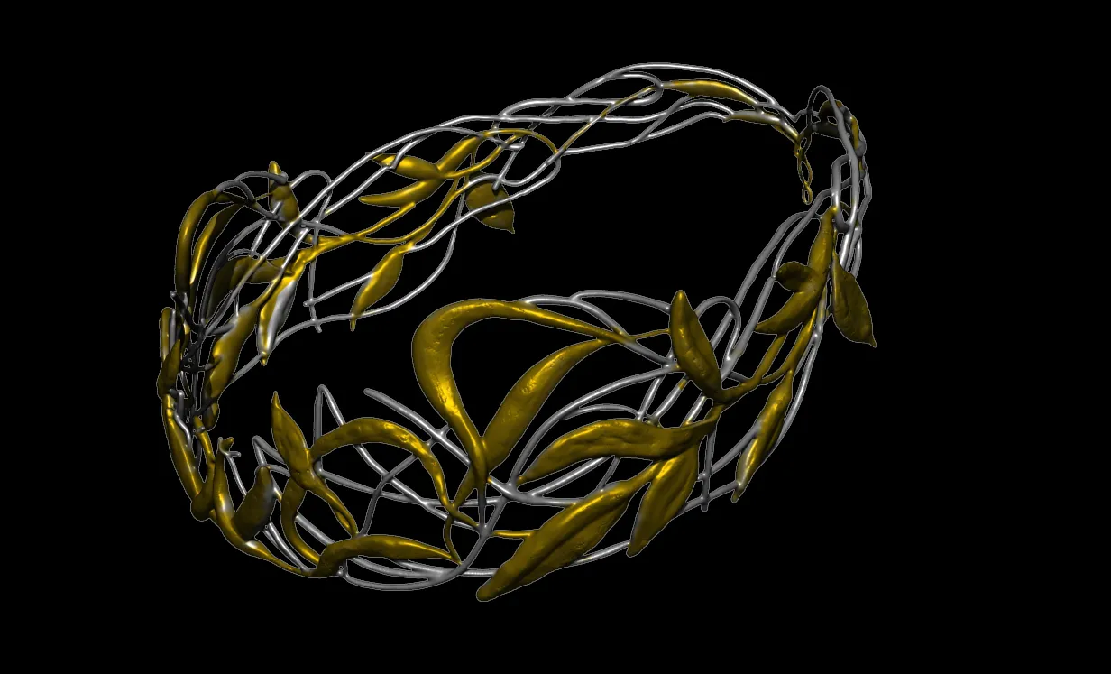 Elvish Galadriel Crown Lord of the Rings Hobbits