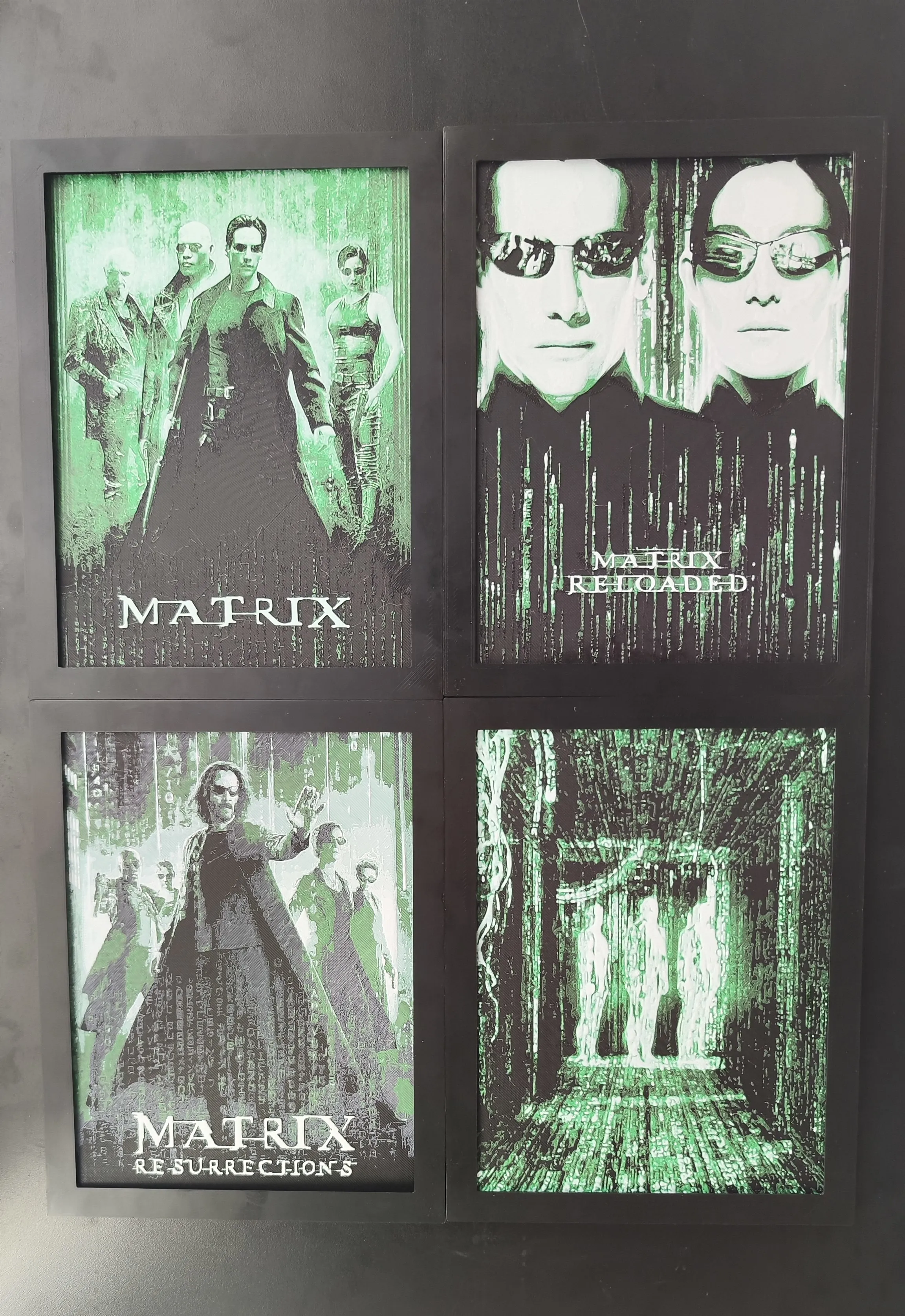 Matrix 1 poster - Hueforge