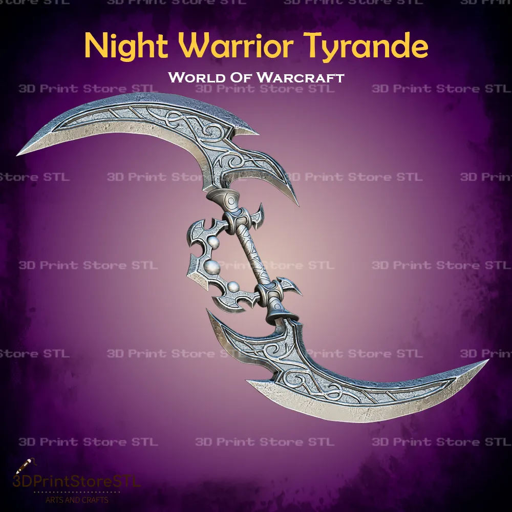 Night Warrior Tyrande Weapon From World Of Warcraft