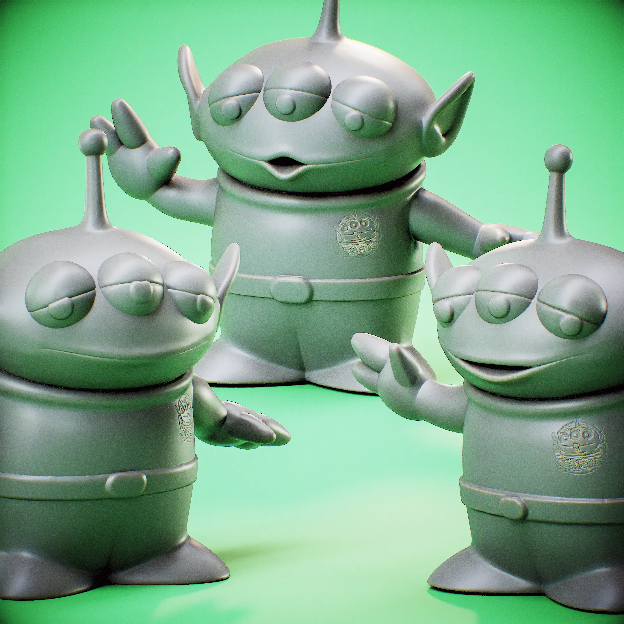 Toy Story - Aliens "La garra" - Alien The Claw" Pack x 3