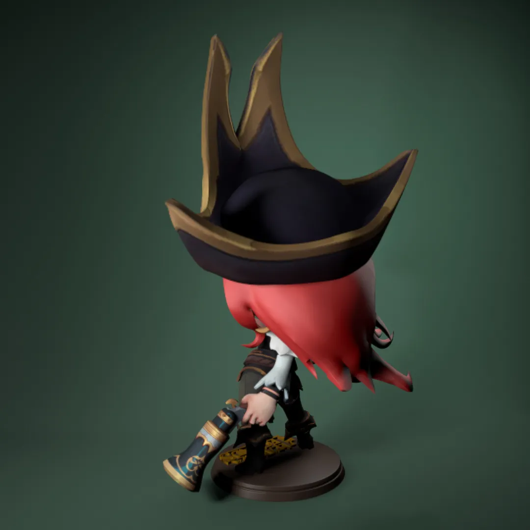 MISS FORTUNE FROM LEAGUE OF LEGENDS - CHIBI VERSION
