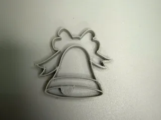 Christmas bell cookie cutter