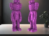 Voxel KAWS BFF - Pixel Art (Multiple Detail Levels)-1