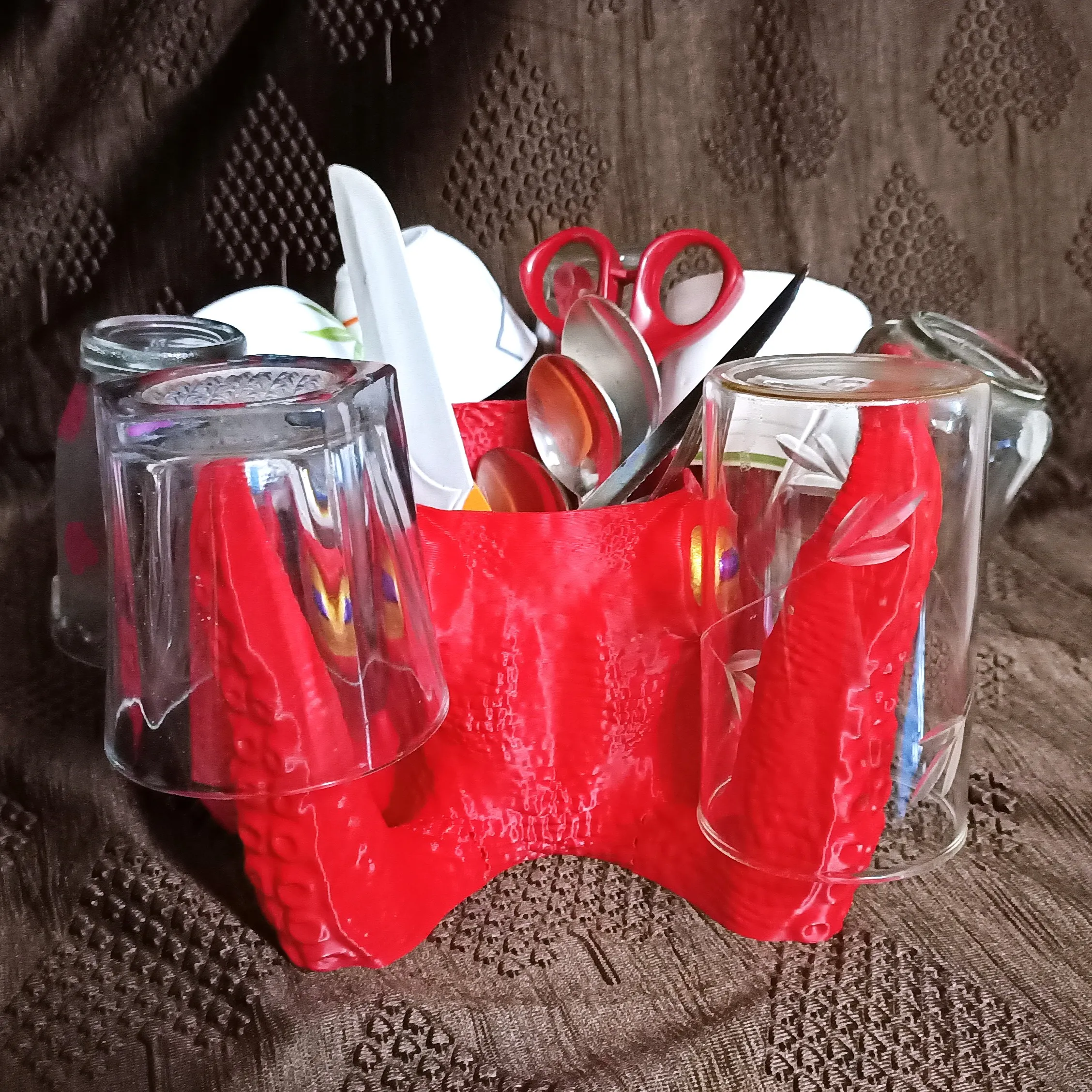 Octy Kitchen Utensils Holder 2 Versions