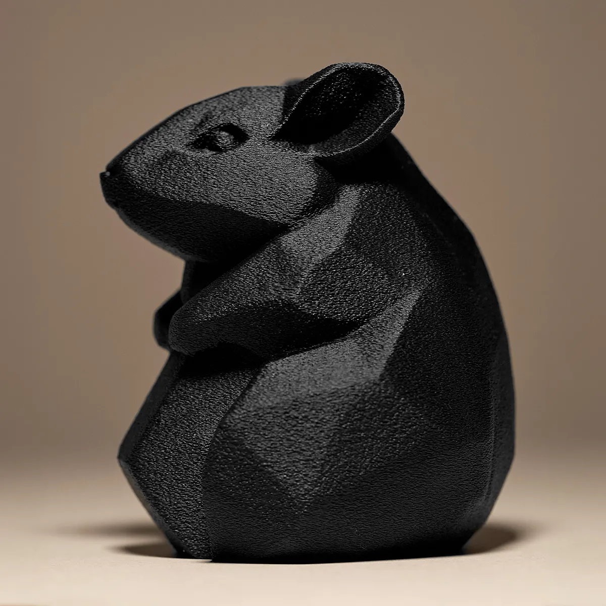3D Printer Files | 3MF File | Geometric Hamster Figurine | Creality Cloud