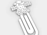 Paperclip cowboy ghost - bookmark-1