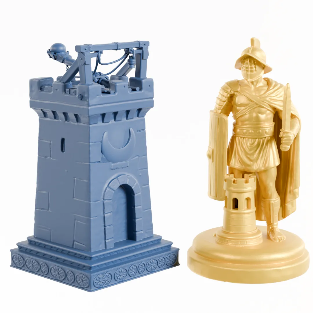 Roman vs Carthage, Historical Chess Set, 3D Printable STL-8