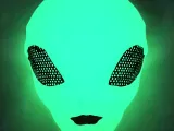 Alien mask for Halloween, fun and wall art-6