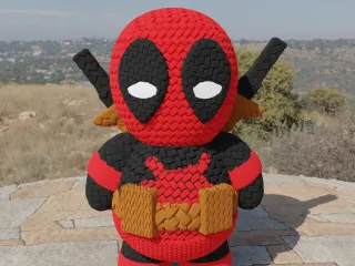 Woven Cute deadpool