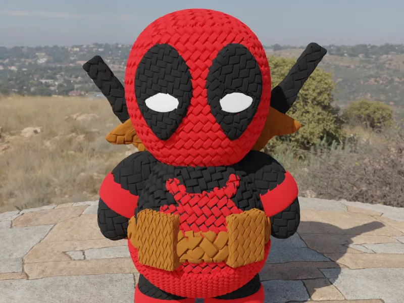 Deadpool mignon tissé