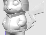 Pikachu inspiriertes Motiv eigenständigem Design-2