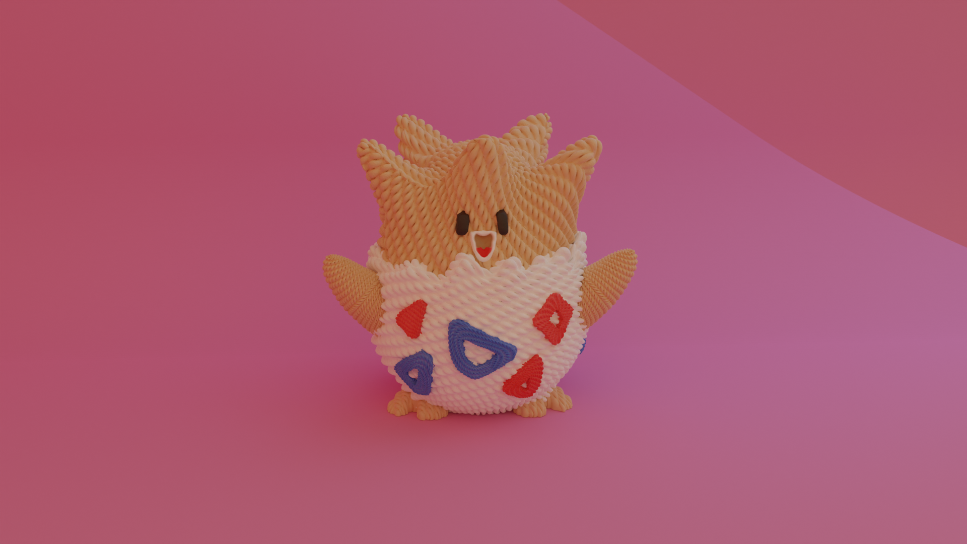 CROCHET KNITTED TOGEPI....! | 3D models download | Creality Cloud