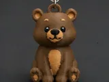 Teddy bear keychain-1