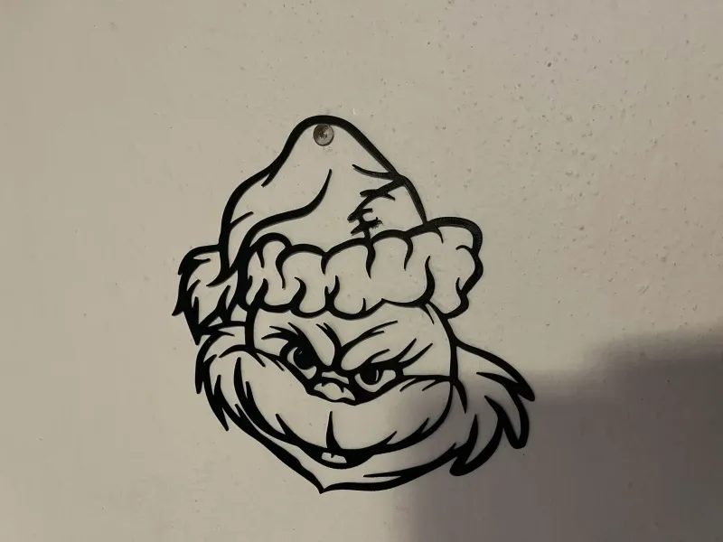 Décoration murale de Noël du Grinch